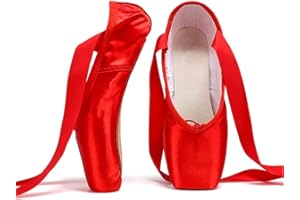TANGDAO Zapatillas de Ballet Santén para Niña Zapatos de Ballet para Chica Zapatillas de Danza de Punta para Mujeres Zapatos de Baile