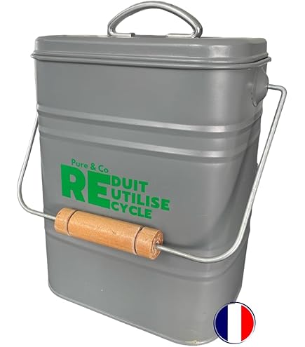 Poubelle Compost Cuisine 5L - Composteur Métal Pour | FindTheDeal