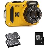 KODAK PIXPRO WPZ2 15M Su Ge&ccedil;irmez Fotoğraf Makinesi - 2 Lityum Pil + 16GB SD Kart - 16MP, 4x Optik Zoom, 1080P Full HD Video 