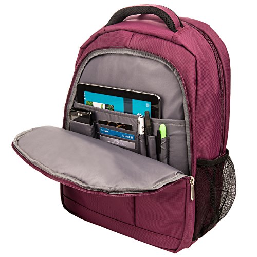 VanGoddy Germini Series Gepolsterte Laptop / Ultrabook Backpack-Rucksack, für Uni, Schule, Reise, mit gefütterter Laptop-Einlage, Abmessungen (Schwarz) - 4