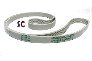 SoloCorreas Megadyne EL 1185 H8 - Cinghia di ricambio per lavatrice