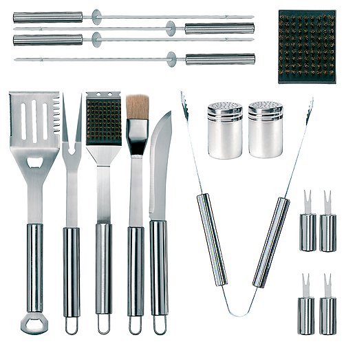 Hochwertiges Grillset im Metallkoffer, 21-teilig zum Sonderpreis! - 2