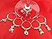 Set of 6 Handmade Baby Shower Wine Glass Charms with Gift Bag by Libby's Market Place