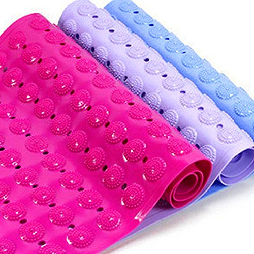 Ailiebhaus Rutschfeste Badewannenmatte Massage Anti-Rutsch-Pad fuer Wanne und Duschen Rose - 3