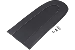 BID4ZE Moto Noir Cuir PU arrière Siège Solo Garde-boue Compatible avec Harley Softail Breakout 114 FXBRS Fat Bob FXFB Heritage Classic FLHC Street Bob FXBB 2018-2020
