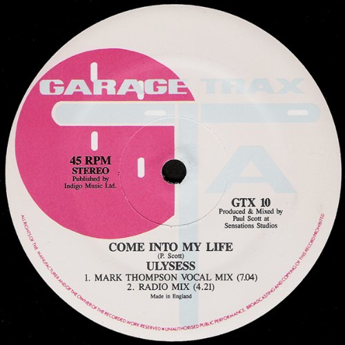 Preisvergleich Produktbild Ulysses - Come Into My Life - Garage Trax