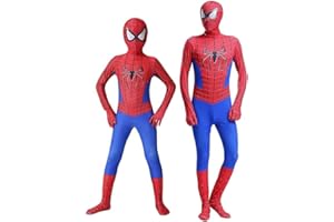 Antsparty Costume de super-héros pour enfant et adultes, Deguisement super-héros complet, Déguisement de super-héros pour Halloween Carnaval cosplay fête