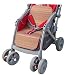 Summer Carts Mats Reusable Stroller Bamboo Mats Liner for Stroller,Double-side
