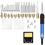 [EASY FOR OPERATION ] This Soldering iron kit comes with a ON and OFF button, you can just open and close it easily. It can also adjust the temperature easily. You can use the temperature adjust knob to accurately adjust the temperature from 200℃ to 450℃.