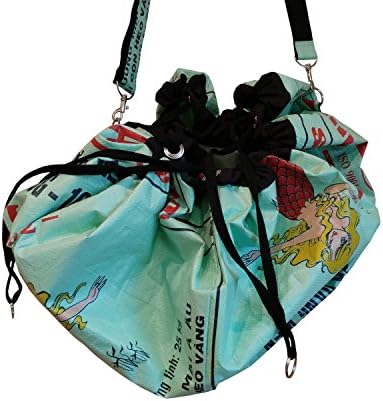 Environmentally Friendly End Practical Functional Case – 2 in 1 Mint Recycled Tropical Fish Food Bag is also Material and Sustainability All People Life