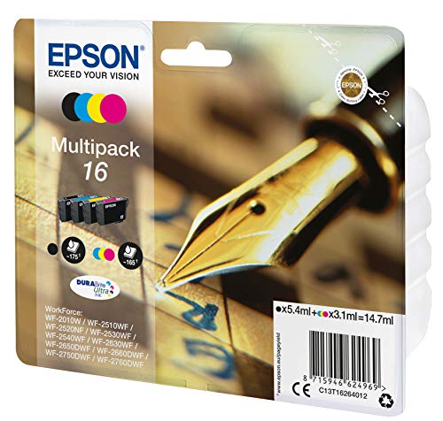 Epson C13T16264010 - Cartucho de tinta  color  4 unidades 