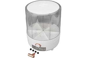 360 Roterande Spannmålsdispenser Riskornsförvaringsbehållare för Optimal Förvaring och Dispensering Av Livsmedelsklassat PP-material med 360 Graders Rotation och Mätcylinder