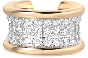 Jenosy Ear Cuff Gold Damen Nicht Piercing Öffnen Wrap