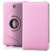 Produktbild Saxonia Samsung Galaxy Tab 4 8.0 Hülle Case Tablet Tasche Schutzhülle (360°) Cover Premium Qualität Rosa