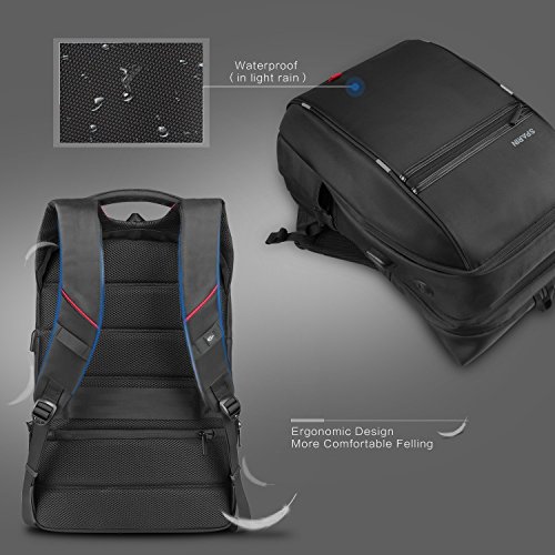 SPARIN Business Laptop Rucksack 15 6 zoll Taschen mit  USB Anschluss   Notebook Computer herren rucksack  Hohes Fassungsverm  gen   Anti-Diebstahl Sic