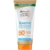 Garnier Ambre Solaire Sensitive Advanced Hipoalerjenik G&uuml;neş Koruyucu S&uuml;t SPF50+ 175ML