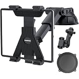 Tablet Holder for Car Mount,Universal Dashboard Windshield Suction Cup Sticky Gel with Telescopic Extension Rod 360° Adjustab