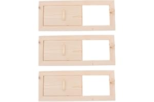 LOVIVER 3pcs Haltbare Sauna Lüftungsschieber Lüftungsklappe Abluftschieber