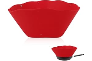 GSYCLE Protector Contra Salpicaduras Para Sartén, Silicona Resistente al Aceite Protector Contra Salpicaduras de Aceite Protector Contra Salpicaduras Frywall Suministros de Cocina Para La Cocina