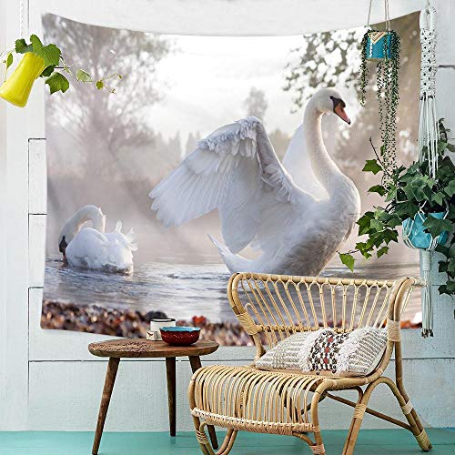 Preisvergleich Produktbild Kaige Tapisserie Swan Wand Strandtuch