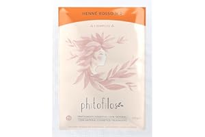 PHITOFILOS - Henné Rouge N.2 Égypte - Traitement 100% Naturel - Coloration Cuivrée Naturelle pour les Cheveux Bruns - 100 gr
