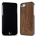 Price comparison product image Woodcessories - EcoCase Classic - Premium Design Case, Cover, Protection for the iPhone made of real, FSC certified wood (iPhone 7/ 8, Walnut/ Black)