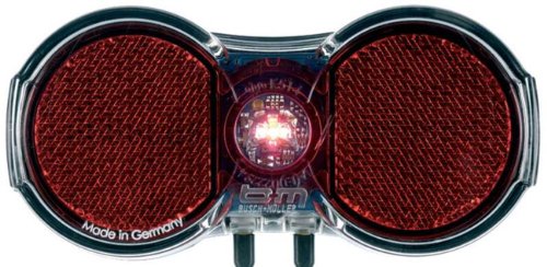 Busch+Müller Toplight Flat LED Rücklicht mit Standlicht für Gepäckträger Montage 50/80 m - 3