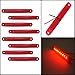 Produktbild 8 x 24 V 9 LED Rot Seite Marker Light Lampe Position Truck Trailer LKW
