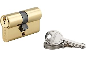 Cilindro europeo a doppia entrata SA 25x30mm, antisfilamento, ottone, 3 chiavi - THIRARD