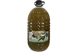 POLICHOLLO Aceite de Oliva Virgen Extra Sin Filtrar 5L - Prensado en Frío, Calidad Gourmet, Sabor Suave y Afrutado, Producto Español