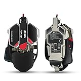 4800DPI Programmable CW80 Gaming Mouse, ZaKitane Wired Gaming Mice with LED RGB 