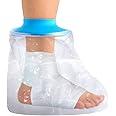 HSWY Waterproof Foot Cover, Cast Covers for Shower Adult Foot, Waterproof Foot Cast Wound Cover Protector for Shower Bath, Soft Comfortable Watertight Seal to Keep Wounds Dry, Bathing