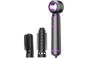 XIAOMGU 2024 3 in 1 Hot Air Styler, Hair Dryer Brush, Negative Ionic High-Speed Hair Styler, Hot Air Brush for Volumizing, Drying and Rotating