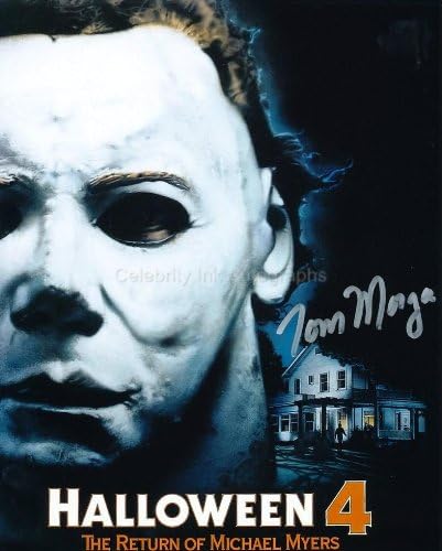 TOM MORGA - Stuntman - Halloween 4: The Return Of Michael Myers GENUINE AUTOGRAPH