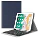 Produktbild MoKo Keyboard Case for iPad 9.7 2018 with Apple Pencil Holder - Wireless Keyboard Cover Case for Apple All-New iPad 9.7 Inch 2018 Released Tablet (A1893 / A1954), Indigo