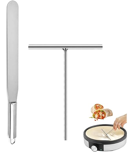 Piastra per crepes Fun Crepestone XL Inox Piastra elettrica per crepes