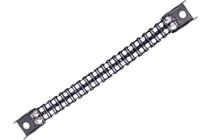 TUOREN Bass Drum Fußpedal Kette Montage Percussion Instrument Teile Doppelkettenantrieb für intensives Spielen