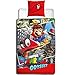 Produktbild NINTENDO Kinder Bettwäsche · Super Mario ODYSSEY · Wende Motiv - Kissenbezug 80x80 + Bettbezug 135x200 cm - 100% Baumwolle - deutsche Bettwäschen Größe