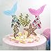 Produktbild 1 Satz Mermaid-Thema-Geburtstags-Party für Kinder Babyparty Mermaid Partei-Kuchen Hochzeitstorte Topper