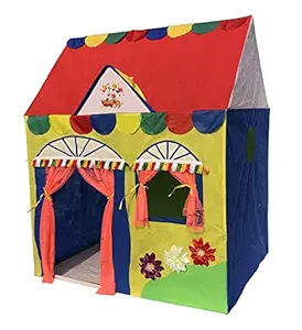 Homecute Hut Type Kids Toys Jumbo Size Play Tent House Theme for Boys and Girls (Multi Colour)