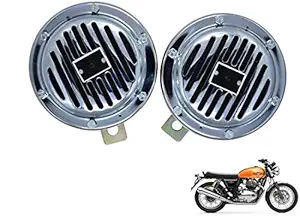 Generox Dual Tone Disc Sound Horn for Royal Enfield Interceptor 650 (Set of 2) with 6 Months Warranty