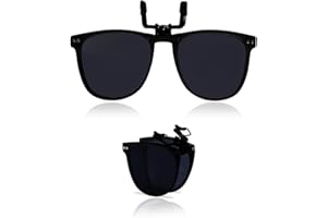 ALLY-MAGIC Kids Clip On Sunglasses Polarised Children Junior Clip-on Sunglasses over Prescription Glasses UV Protection Flip Up Foldable Eyeglasses for Boys Girls Y9ETZDJPJ