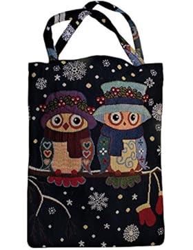 Karl Teichmann - Bestickte Stofftasche oder Shopper im trendy Gobelin Stil - Große Auswahl an verschiedenen Designs