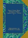 Image de Papyri Graeci Musei Antiquarii Publici Lugduni-batavi, Volume 1...