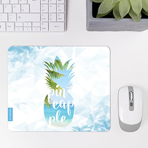 JUNIWORDS Mousepad / Mauspad mit Motiv „Ananas, Strand, Low Poly“ – ideales Geschenk zum Geburtstag, Weihnachten u.v.m. - 3