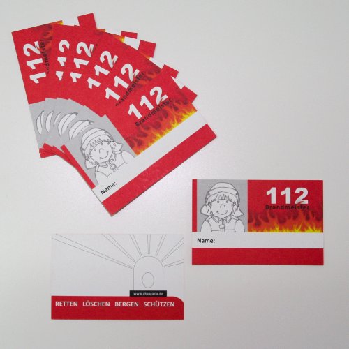 Basic-Partyset Feuerwehr für 12 Kinder - 8