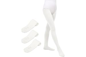 MYSSUCI 3 Paare Ballettstrumpfhose 90 Den Tanzstrumpfhosen für Mädchen Kinder und Damen
