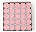 Produktbild HorBous 50 Per Box - 1.5-2 Stunden Burning Time Qualität Unscented Teelichter Kerzen (rot, lila, weiß, rosa) (Rosa)