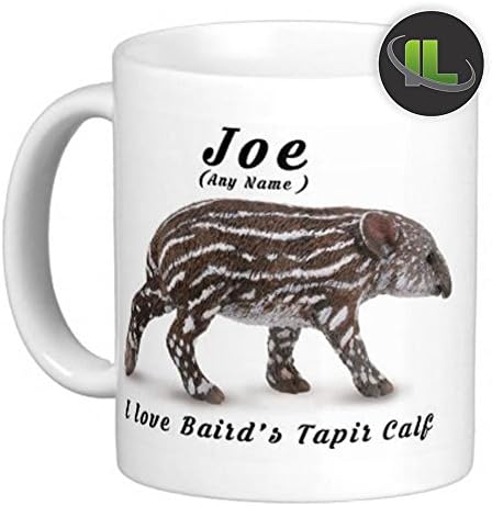 Personalised BAIRD'S TAPIR CALF mug Cup Add any Name , Message &amp; Can Edit any Text on The Mug - IL7323