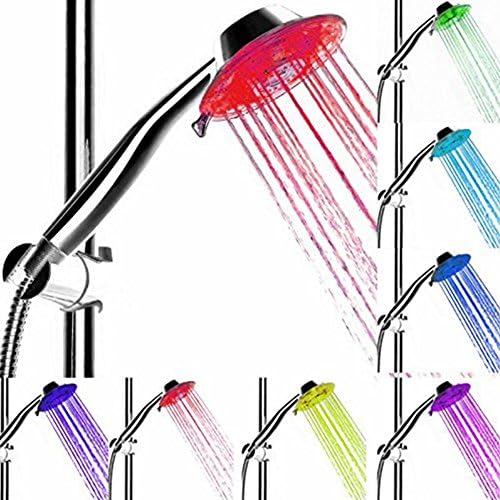 Temperature Control Shower Head, 7 Colors Intelligent Shower Sprayer Bathroom to Create Fun Atmosphere to Relax yourself